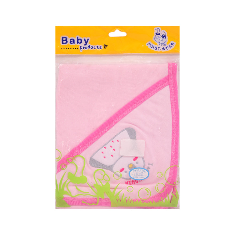 BABY WRAPPING SHEET WITH HOOD MS-20 HI-16 Default Title - MamasJan KidsWear