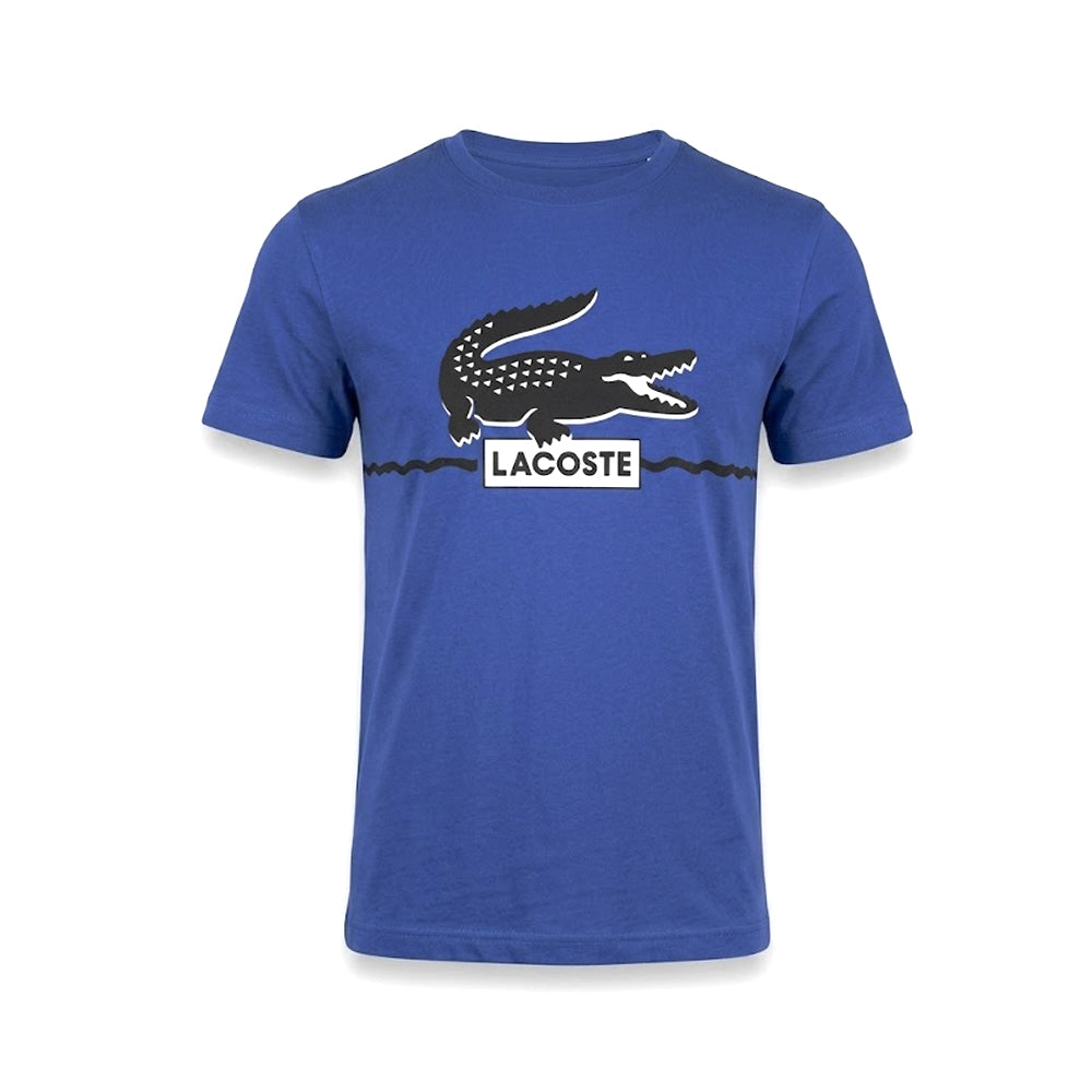 LAC S/S CREW NECK TH-8684 R-BLU M IR Default Title - MamasJan mens wear