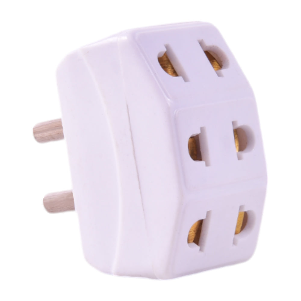 BAIG MULTI PLUG 2 PIN 3 IN 1 6/10 AMP 250 VOLT Default Title - MamasJan Grocery Nonfood