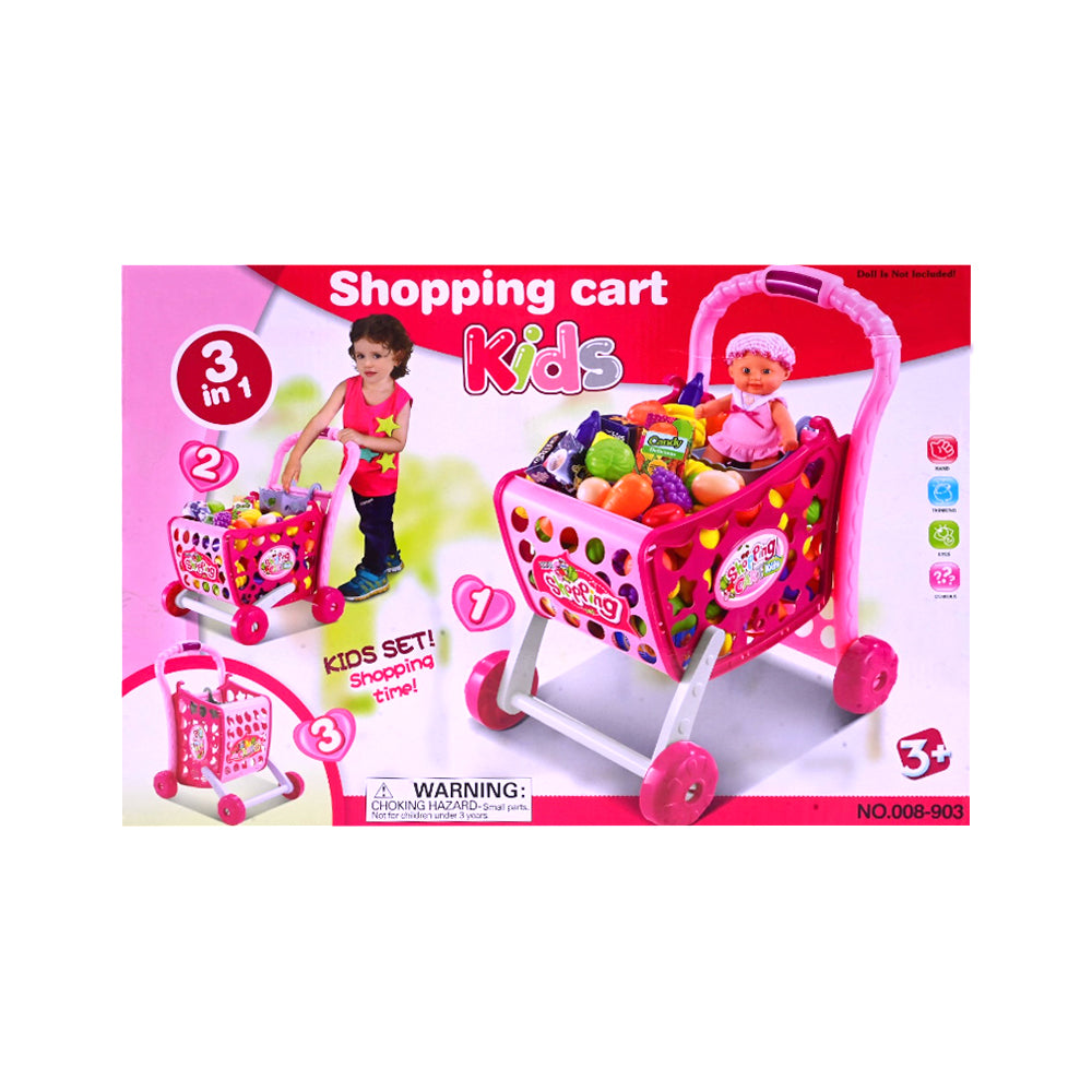 008-903 SHOPPING CART 3IN1 Default Title - MamasJan Toys
