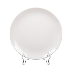 DINNER PLATE MOON PEARL WHITE Default Title - MamasJan Crockery