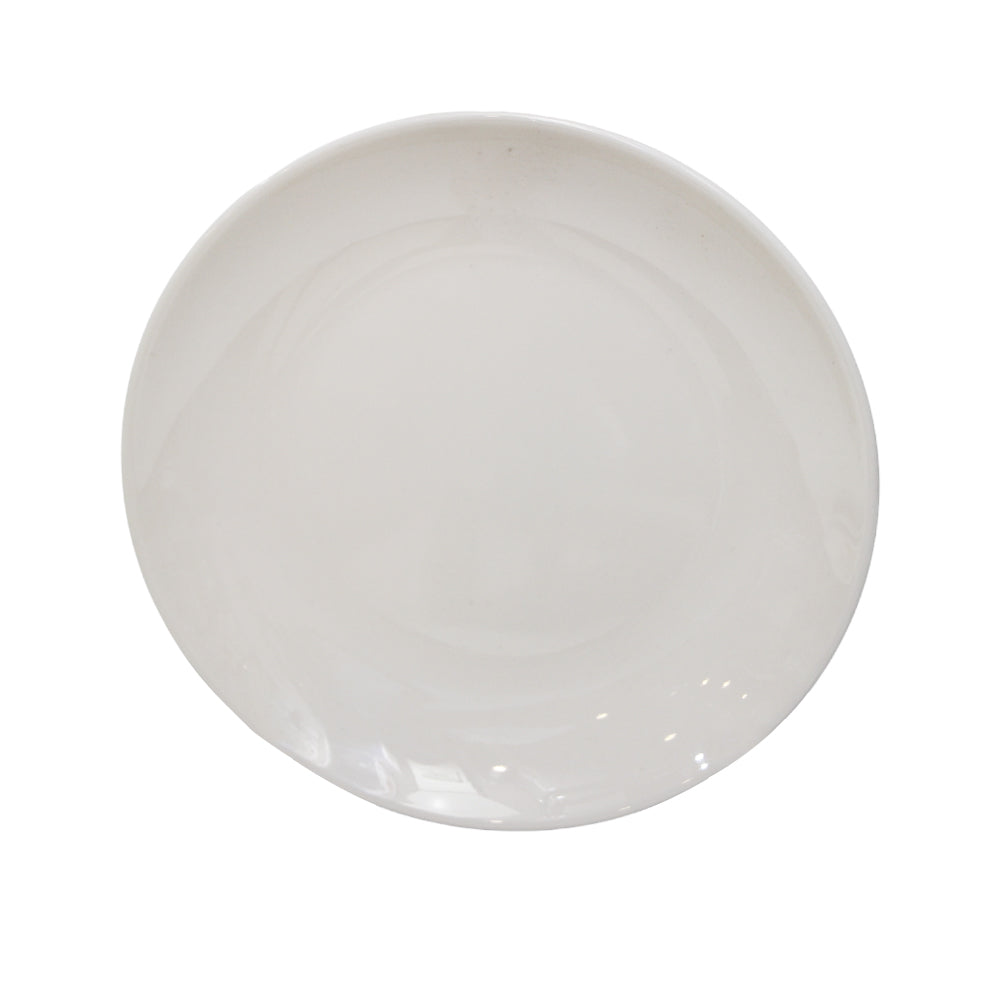 PLATE DEEP LARGE MOON PEARL WHITE Default Title - MamasJan Crockery