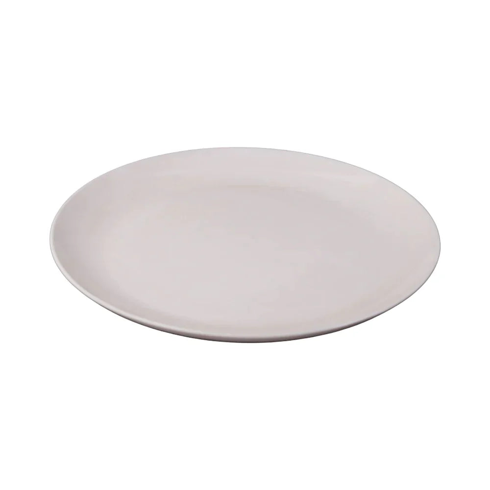 DISH ROUND LARGE PEARL MOON WHITE Default Title - MamasJan Crockery