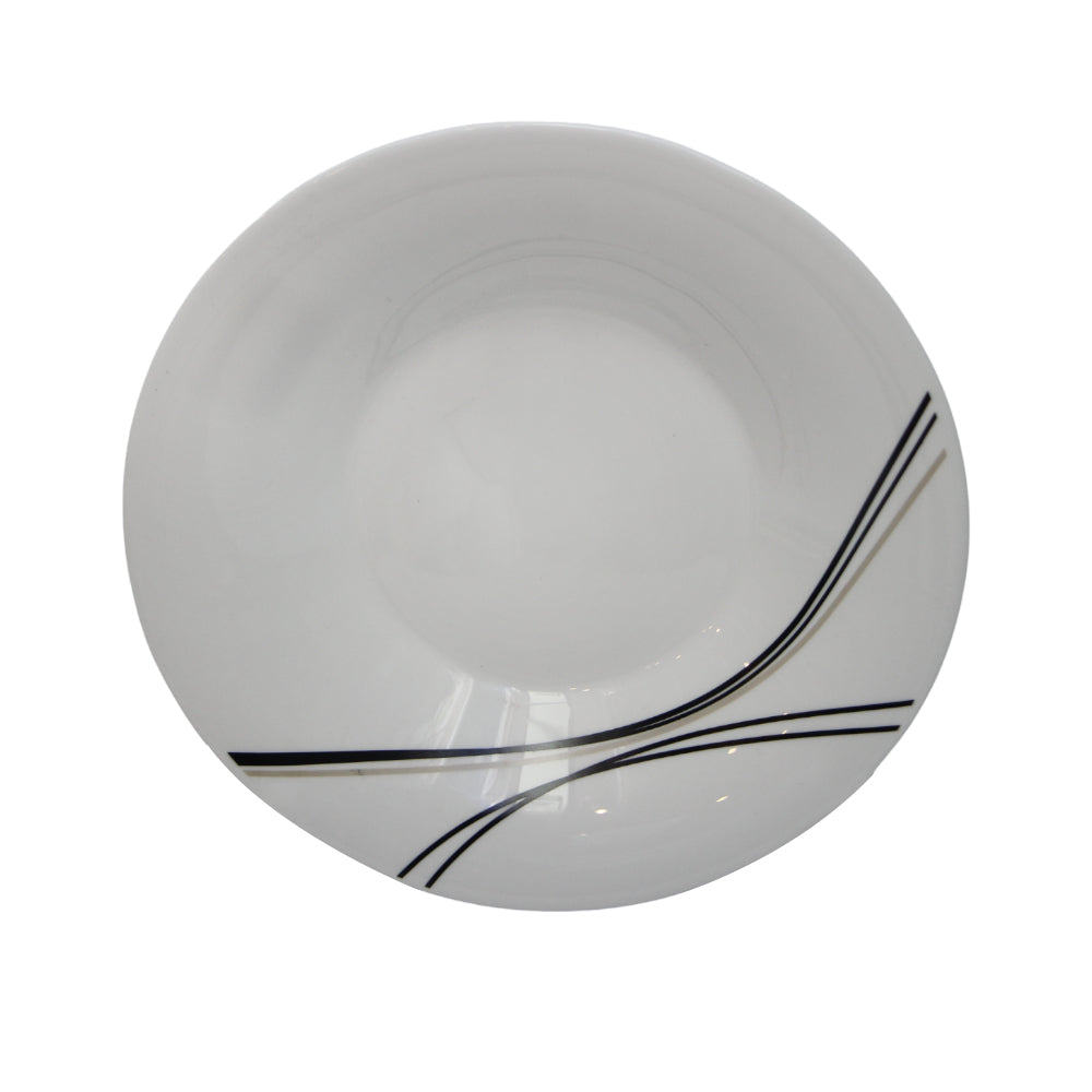 PLATE DEEP ELEGANT MANAL E0052 YF16008 Default Title - MamasJan Crockery