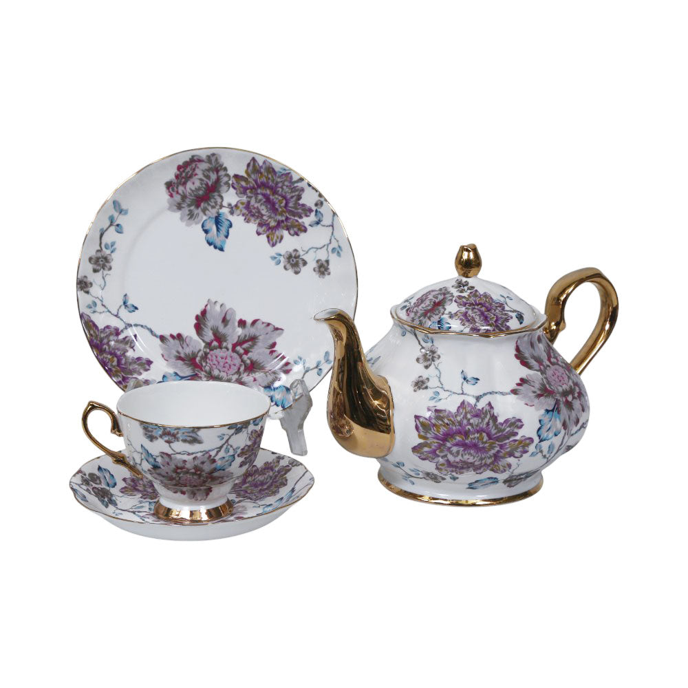 TEA SET 24 PC MORE & MORE K8912F Default Title - MamasJan Crockery