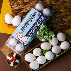 FF HAPPY HEN CLASSIC EGGS 12 PCS Default Title - MamasJan Grocery