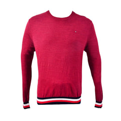 TH L/S CREW NECK SWEATER 78E975897 MRN-L- IRW 20 L - MamasJan mens wear