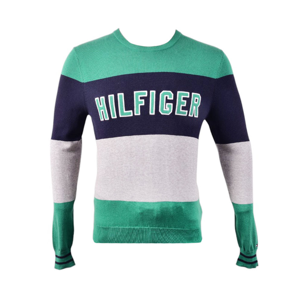 TH L/S CREW NECK SWEATER 78J1005321 GRN L IRW 20 XXL - MamasJan mens wear
