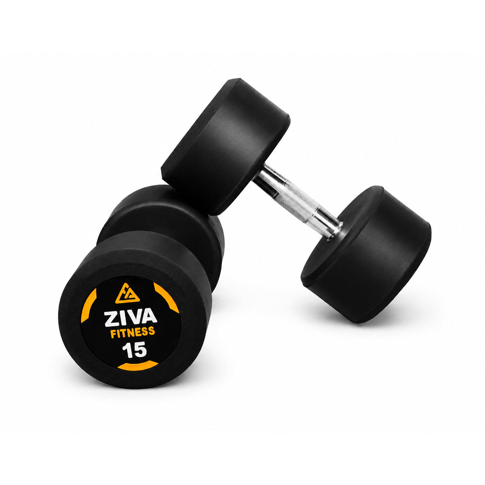 LATEX COATED DUMBELL PAIR 15 KG Default Title - MamasJan Sports & fitness