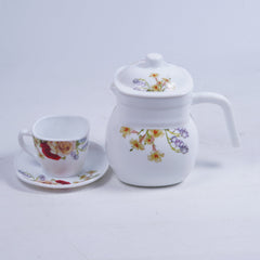 DINNER SET SQUARE MARBLE 72PC HZ965 Default Title - MamasJan Crockery
