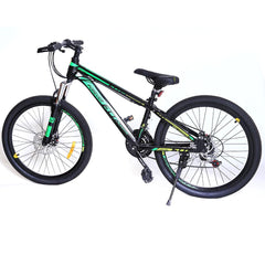 Baby Bicycle 24Inch Ir Ty14 (15+ Year) BLACK & GREEN - MamasJan Toys