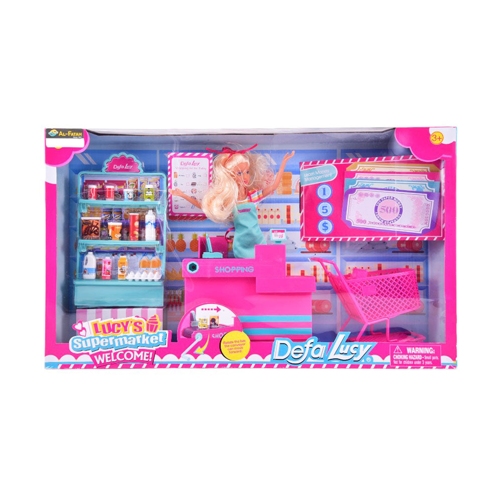 8430 LEFA LUCY DOLL SUPER MARKET SET (3+ YEAR) Default Title - MamasJan Toys