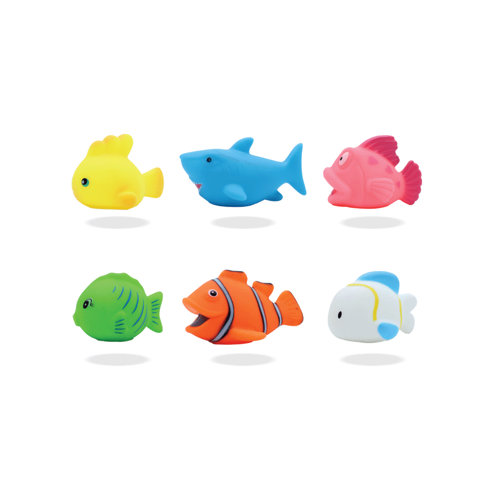FS10-6 FISH CHUCHU 6PC AI (3+ YEAR) Default Title - MamasJan Toys