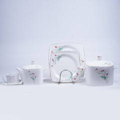 DINNER SET BONE CHINA 87PC TY002 Default Title - MamasJan Crockery
