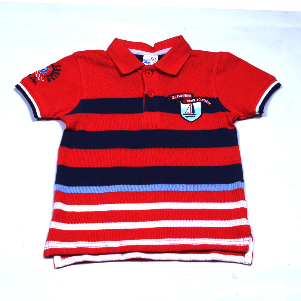 BOYS S/S POLO 6036 SU-21 DBX 2-3 YEAR Default Title - MamasJan KidsWear