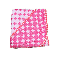 BABY BATH TOWEL HOODED 9746-3 DBX SU-21 Default Title - MamasJan KidsWear