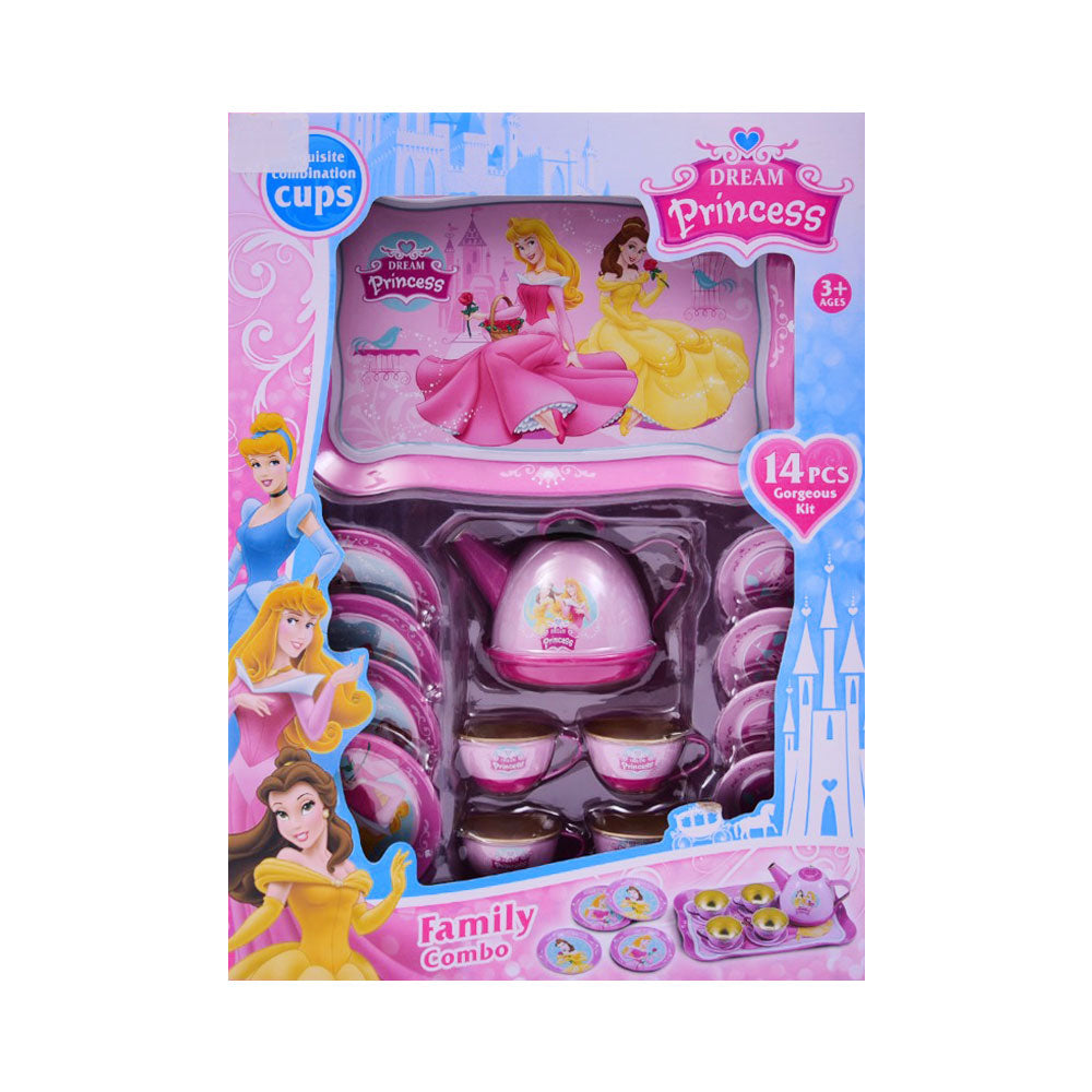 5268-14 PRINCESS TEA SET 14 PCS A.I (3+ YEAR) Default Title - MamasJan Toys