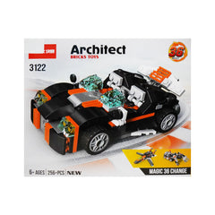 3122 JISI BRICK ARCHITECT BLOCK SET 256PCS (6+ YEAR) A.I Default Title - MamasJan Toys