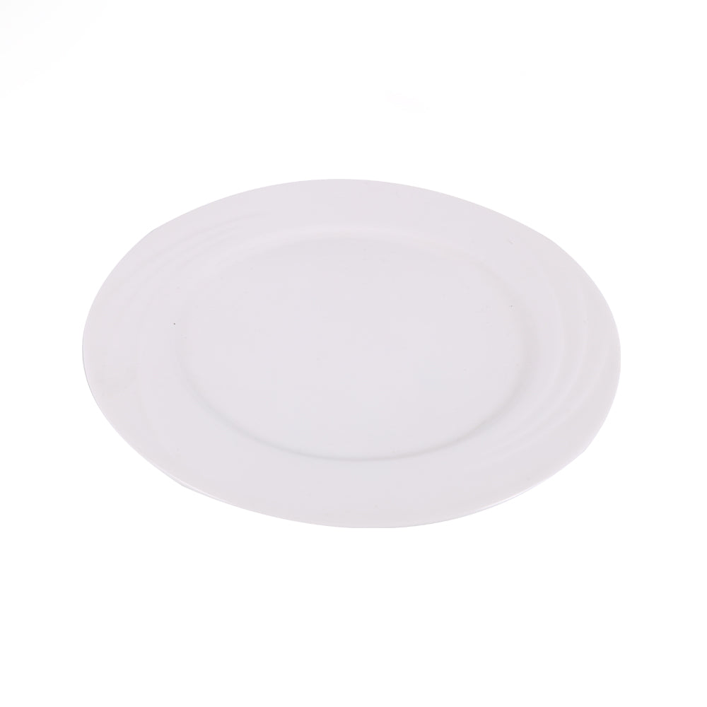 DISH PORCELAIN WHITE IR 11INCH G015 Default Title - MamasJan Crockery