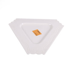 DISH PORCELAIN WHITE IR 12INCH G069 Default Title - MamasJan Crockery