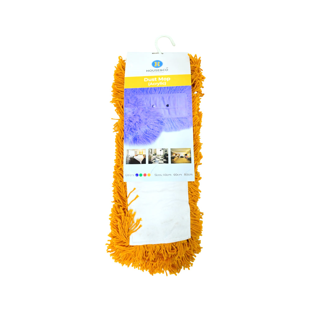 H&C DUST MOP ACRYLIC 80CM REFIL YELLOW Default Title - MamasJan Grocery Nonfood