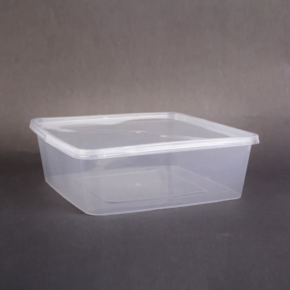 DISPOSABLE BOX SQUARE SHAPE 2000 ML Default Title - MamasJan Grocery Nonfood