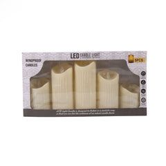 LED CANDLE SET 5PC IR 33-37 Default Title - MamasJan Grocery Nonfood