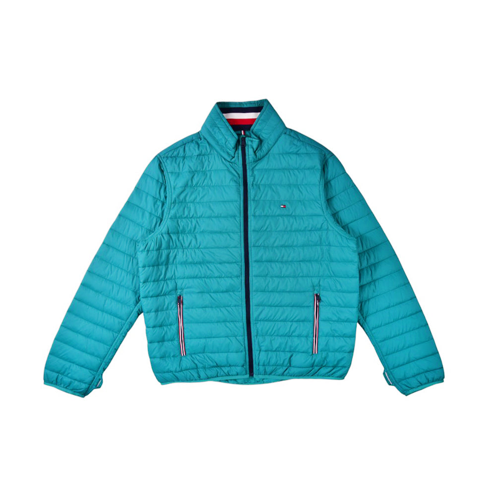 TH MEN L/S QUILTED JACKET 78J1134300 GREEN M (IR) S - MamasJan mens wear
