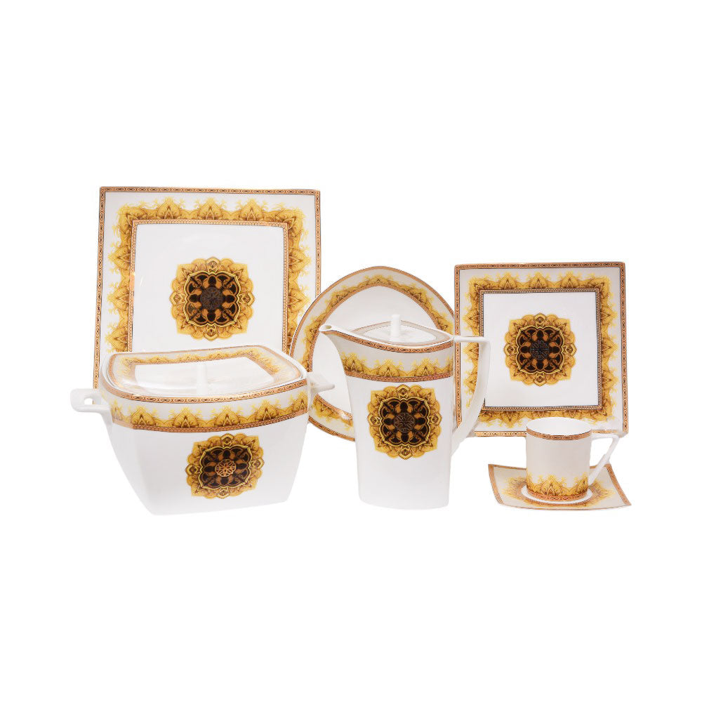 DINNER SET BONE CHINA 61PC 2002KI Default Title - MamasJan Crockery