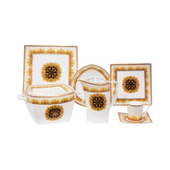 DINNER SET BONE CHINA 61PC 2002KI Default Title - MamasJan Crockery