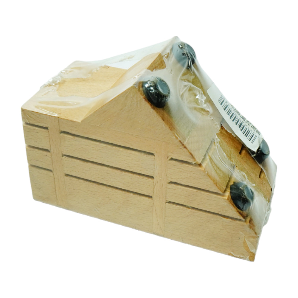 KNIFE BLOCK SMALL BEECH WOOD 8 SLOT 8004 Default Title - MamasJan Crockery