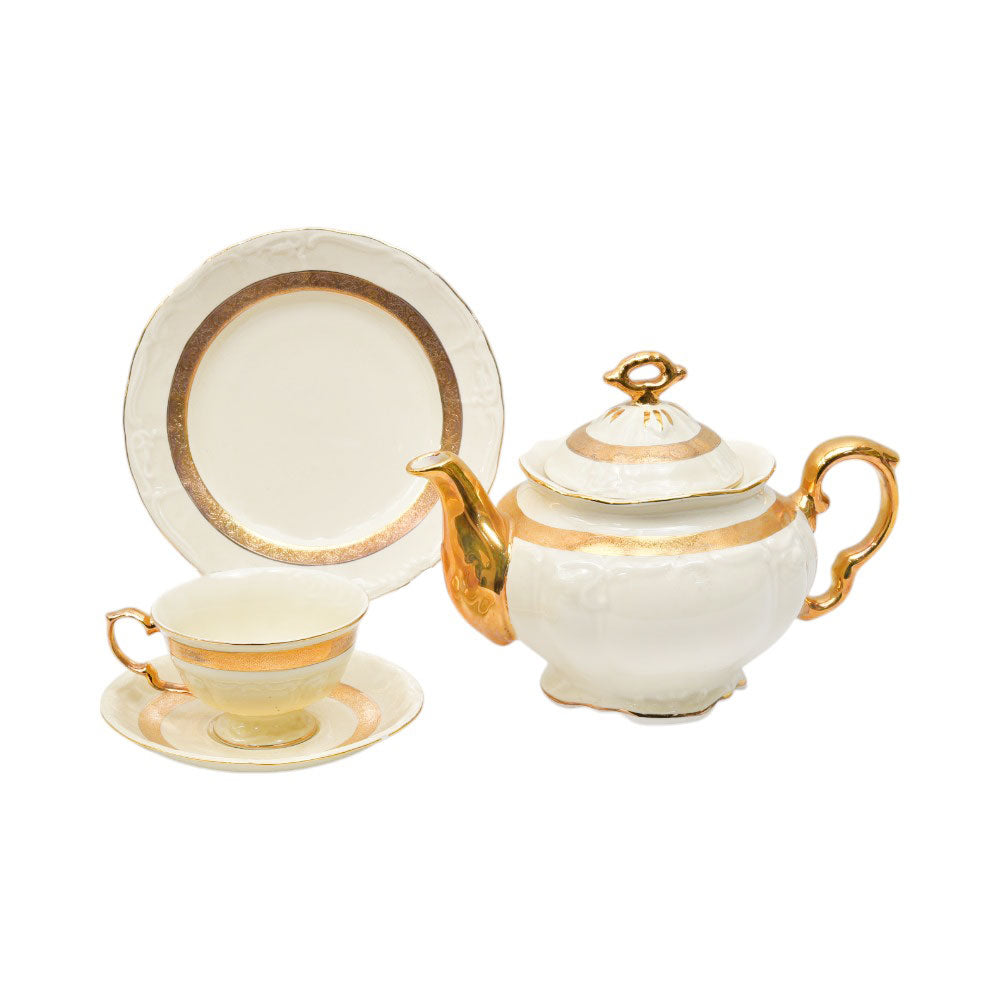 TEA SET ROYAL BISTRO 24PC J1801-11A Default Title - MamasJan Crockery