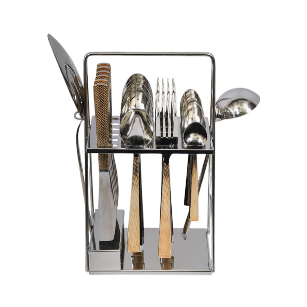 CUTLERY SET 26PC ALPEN BERG QQ110 Default Title - MamasJan Crockery