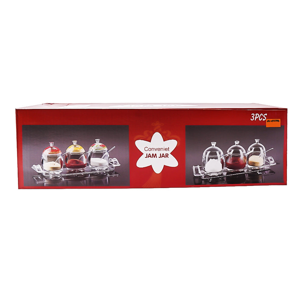 JAM POT SET 3PC IR F2059 3-8 Default Title - MamasJan Crockery