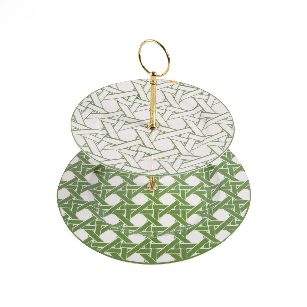 DISH CAKE ROYAL BISTRO 2TIRE DO02-2CP Default Title - MamasJan Crockery
