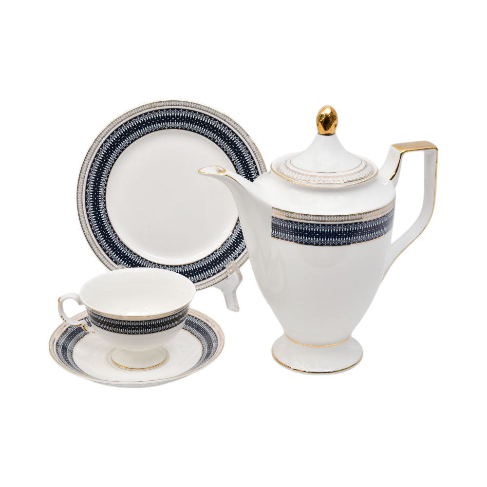 TEA SET ROYAL BISTRO 24PC J1818-103B Default Title - MamasJan Crockery