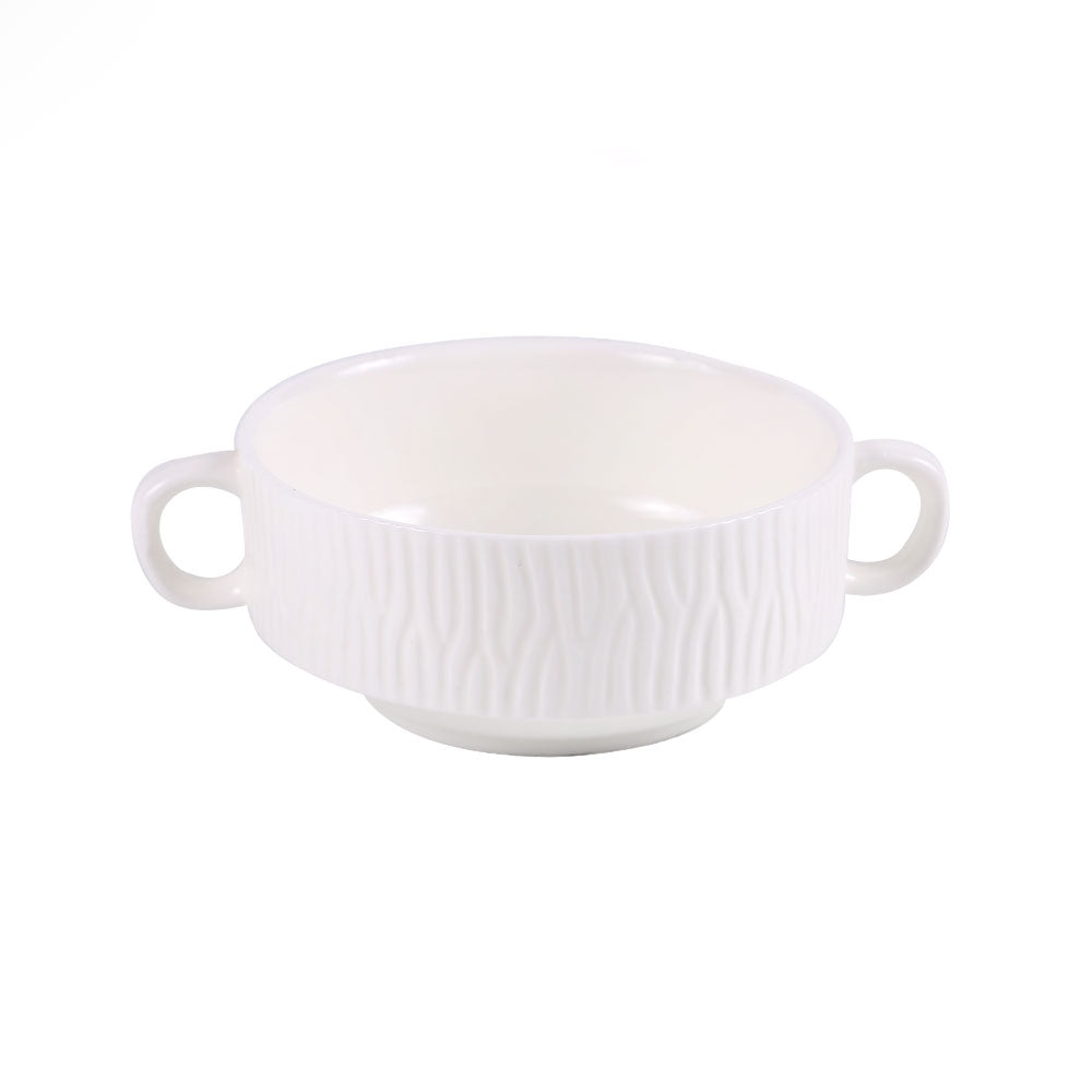 BOWL SOUP WITH SPOON ROYAL BISTRO 6PC SET 12-SB-SE02 Default Title - MamasJan Crockery