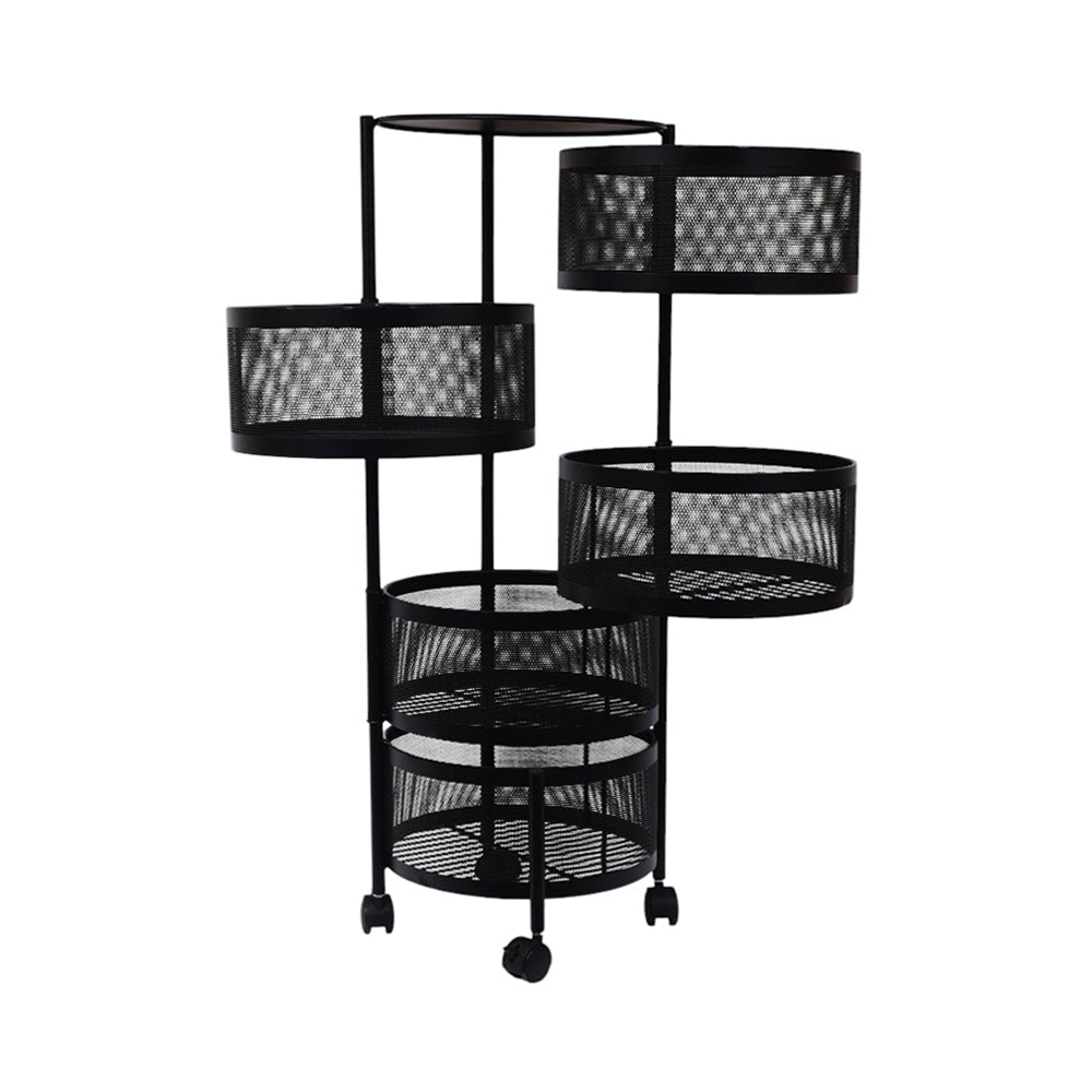 KITCHEN TROLLEY 5TIRE IR ROUND 7000009-5 Default Title - MamasJan Crockery