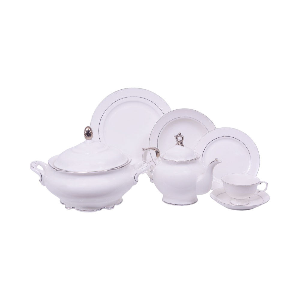 DINNER SET ROYAL BISTRO 85 PCS J1825-34S Default Title - MamasJan Crockery
