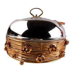 BOWL CANDY GOLDEN SILVER DT11LSG Default Title - MamasJan Crockery