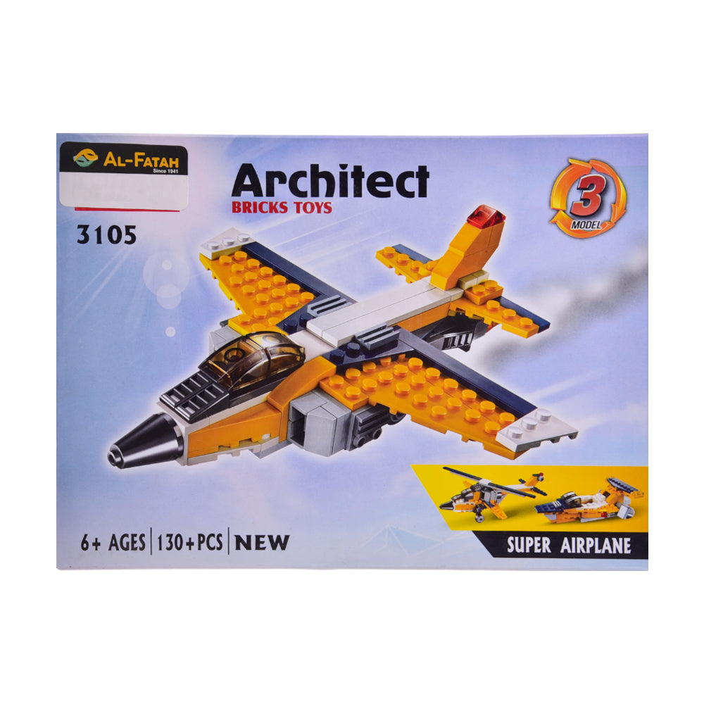 3105 JISI PLANE BLOOCKS 130 PCS Default Title - MamasJan Toys