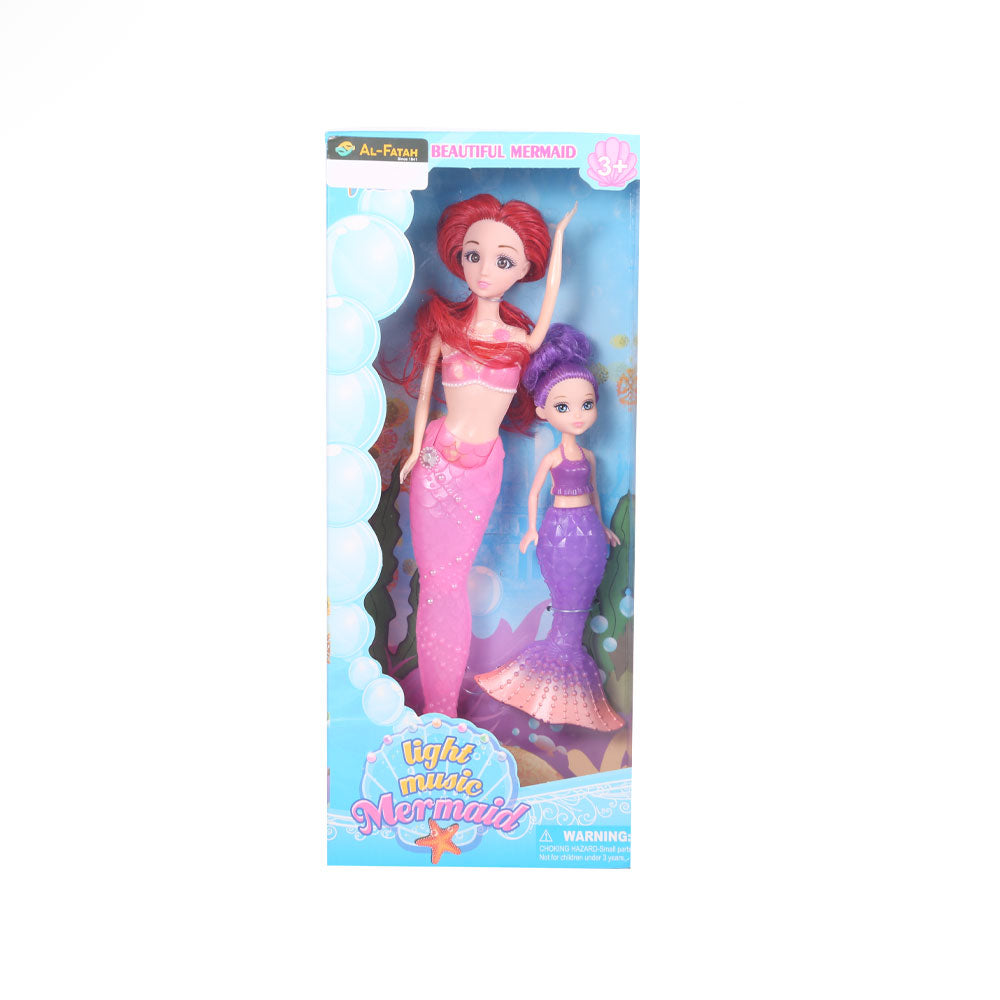 878-A5 Doll Little Mermaid W Baby (3+ Year) H.B Default Title - MamasJan Toys