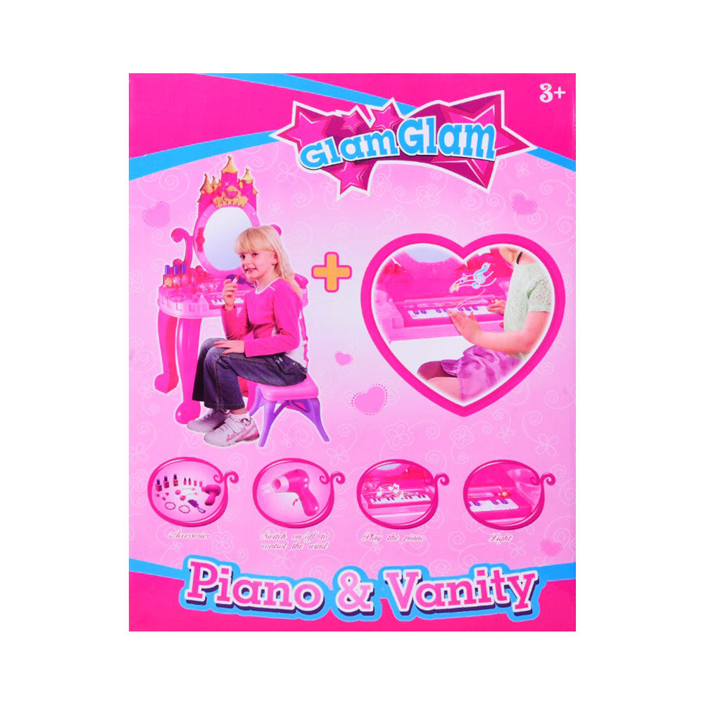661-36 VANITY TABLE WITH PIANO B/O (3+ YEAR) Default Title - MamasJan Toys