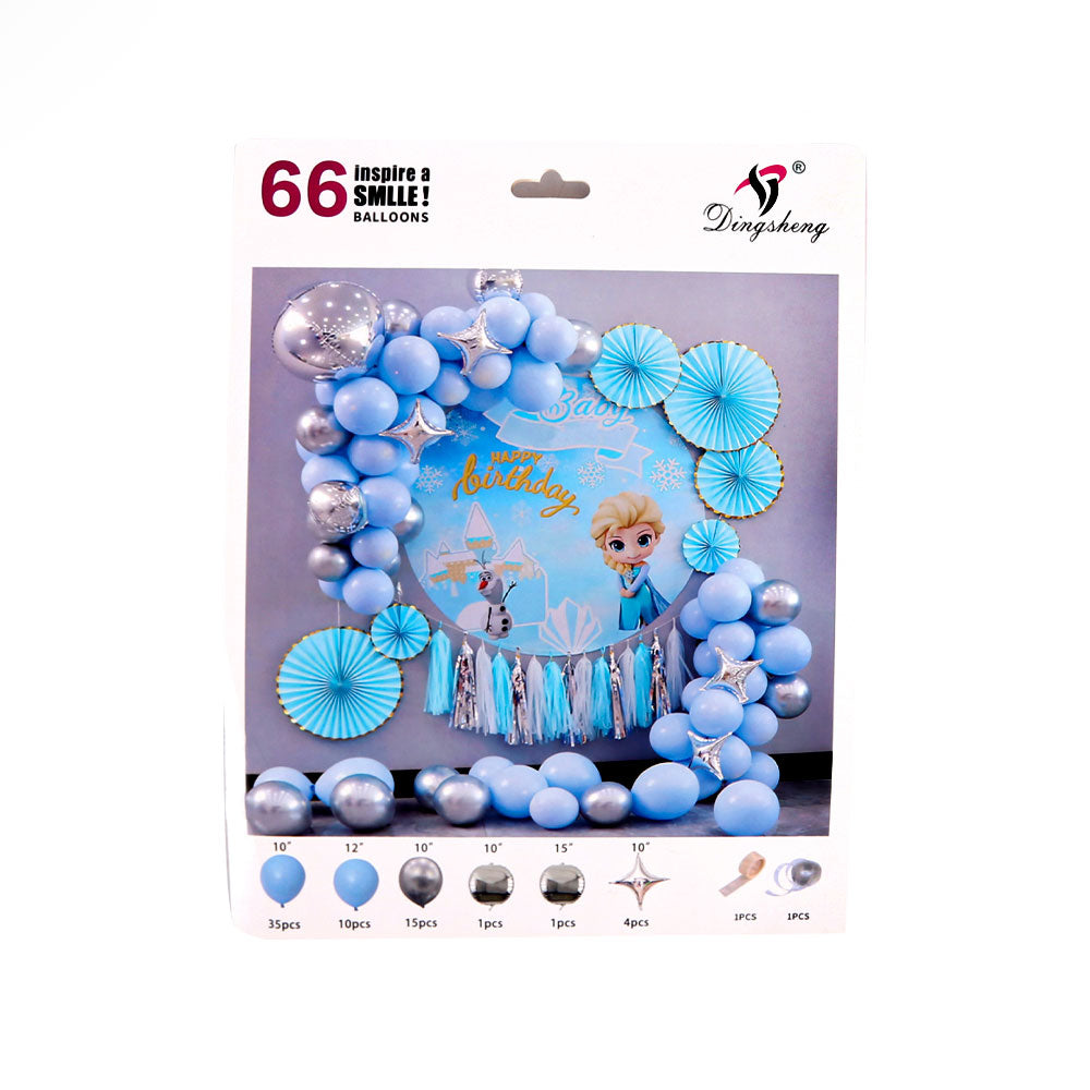 A-6 Birthday Balloon Set Ir 66Pcs Default Title - MamasJan Toys