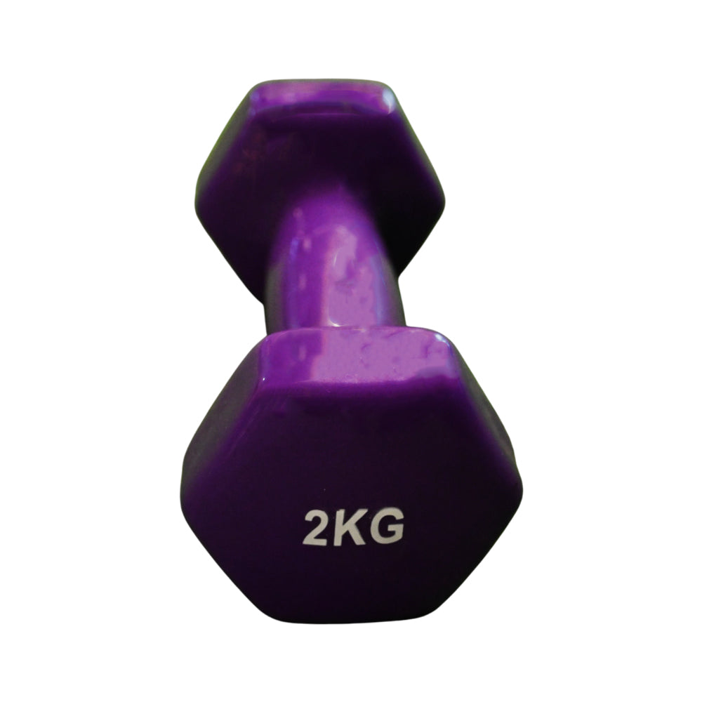 EXERCISE DUMBELL 2KG IR COLORFUL LM-4051 Default Title - MamasJan Sports & fitness