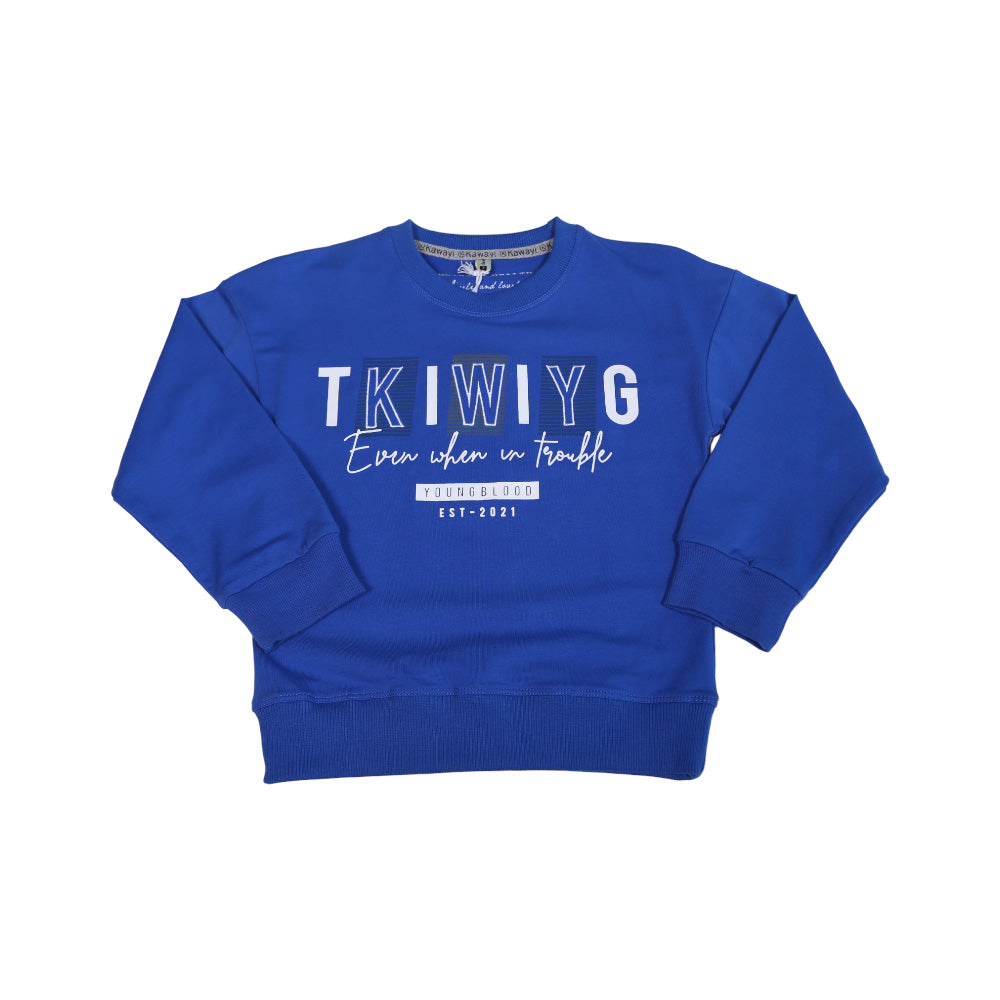 BOYS L/S ROUND NECK 27049 27090 MW-21 5-6 YEAR Default Title - MamasJan KidsWear