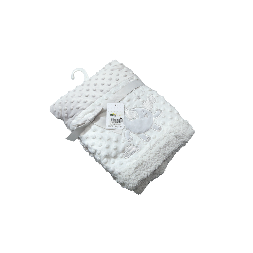 BABY FLEECE WRAPPING SHAWL IR CLBL25-P MW-21 Default Title - MamasJan KidsWear