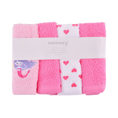 BABY FACE TOWEL 4PC SET IR CLTW033-A MW-21 Default Title - MamasJan KidsWear