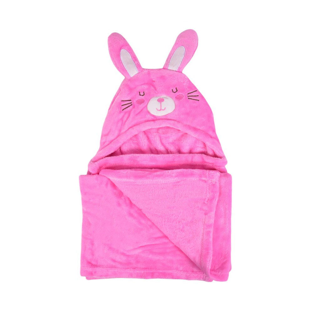 BABY FLEECE WRAPPING SHAWL HOODED IR 05051 MW-21 Default Title - MamasJan KidsWear
