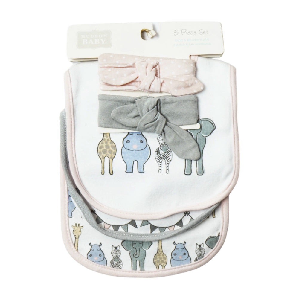 BABY BIB 5PC SET IR 56231 MW-21 Default Title - MamasJan KidsWear